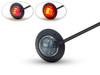 2" Motorcycle Flush Mount LED Stop | Tail Light | Brake Light | Smoked Lens