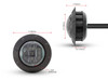 2" Motorcycle Flush Mount LED Stop | Tail Light | Brake Light | Smoked Lens