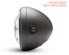 Motorcycle 7 Inch headlight grill guard Star Design Billet