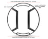 Armor headlight motorcycle 7 inch lens cover guard