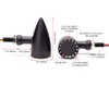 3 in 1 Motorcycle Integrated LED Stop | Tail Lights | Turn Signals | Front Rear Both
