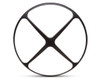 Motorcycle Headlight Guard Cover Cross Design 7 inch Black CNC Aluminum