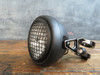 7 inch headlight Motorcycle 7 inch Headlight BLACK h4 halogen headlight 7" kit / turns/ brackets