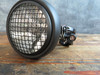 7 inch headlight Motorcycle 7 inch Headlight BLACK h4 halogen headlight 7" kit / turns/ brackets