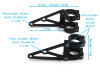 Aluminum headlight bracket