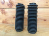 Motorcycle Fork Gaiter | 32-39MM Lower - 40-54MM Upper | Cafe Racer Bratysle Fork Cover Pair