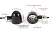 3 in1  Motorcycle Turn Signal | Tail Light | Stop Light | LED - Fronts Rears Both