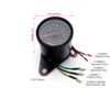 Motorcycle tachometer | Retro 13K Motorcycle Tach | LED Backlight