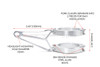 Motorcycle headlight brackets | Razor Clear/Polished | 32-59mm |