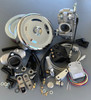 Harley Davidson Twin Cams EFI Injection to Mikuni HSR48 Polished/Chrome Conversion Kit