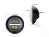 Harley Davidson 5.75" Black Classic / Modern LED Headlight Insert