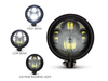 Harley Davidson | 5.75" Headlight Bates Style | LED Daymaker |  Matte Black |