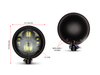 Harley Davidson | 5.75" Headlight Bates Style | LED Daymaker |  Matte Black |
