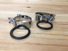 Chrome Intake Manifold Seal Clamp Set Kit Harley Panhead Ironhead Sportster