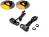 SMOKED Motorcycle Amber LED Mini Turn Signal | Easy Mount Motorcycle Turn Signal | Small and Bright