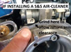 HS42/001-K Mikuni HSR Adapter Kit- Harley CV & S&S air-cleaners fitment