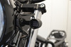 Motorcycle  Indicators |  Turn Signals | AMBER Matte Black | LED Light / Quarter Size