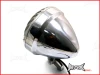 6.5" Polished chrome Aluminum Universal Prison Bar Headlight 3