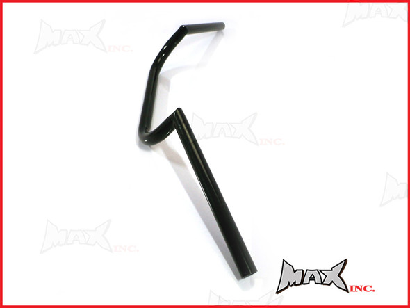 Black Cafe Racer Clubman Steel Handlebars - 7/8 (22mm)