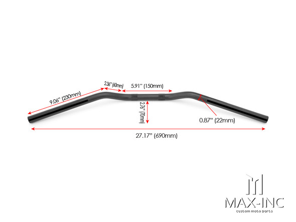 cafe racer drag handlebars motorcycle