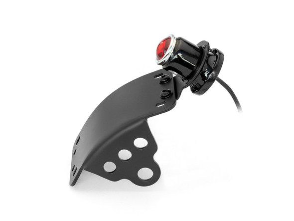 Side Mount Motorcycle Stop Light - Taillight | Axle Mount License Plate Mount w/taillight