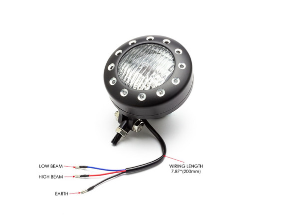 Motorcycle headlight 5 inch Chopper bobber bratsyle