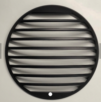 7" Vent Motorcycle headlight cover | Headlamp Grill | Billet Aluminum | Jeep | Cafe Racer