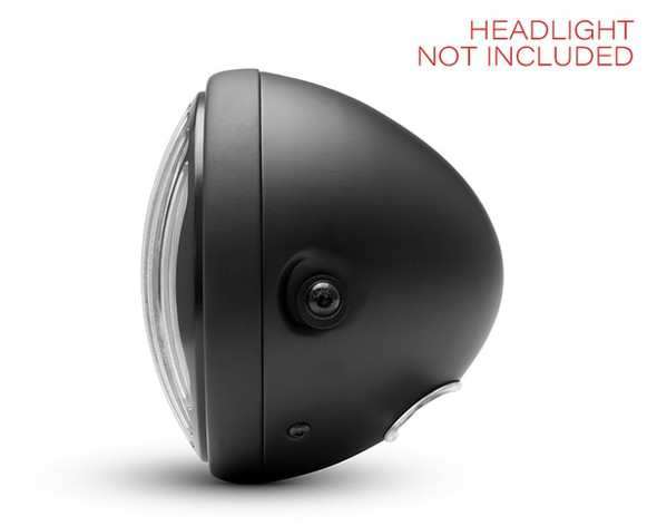7" Vent Motorcycle headlight cover | Headlamp Grill | Billet Aluminum | Jeep | Cafe Racer