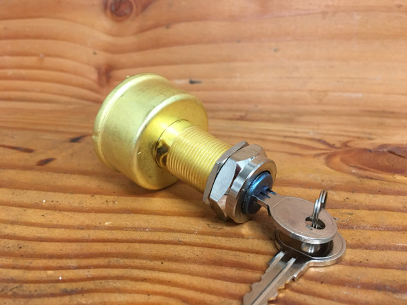 Universal Motorcycle 3 Position Ignition Key Switch | Off-On-Start | Car style turn and start