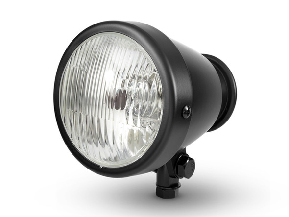 4.5 Inch Vintage Motorcycle headlight 12V Matte Black