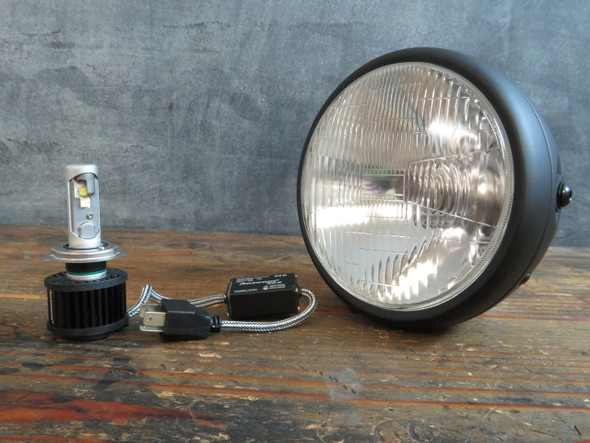 6 3/4 inch Headlight BLACK Headlight