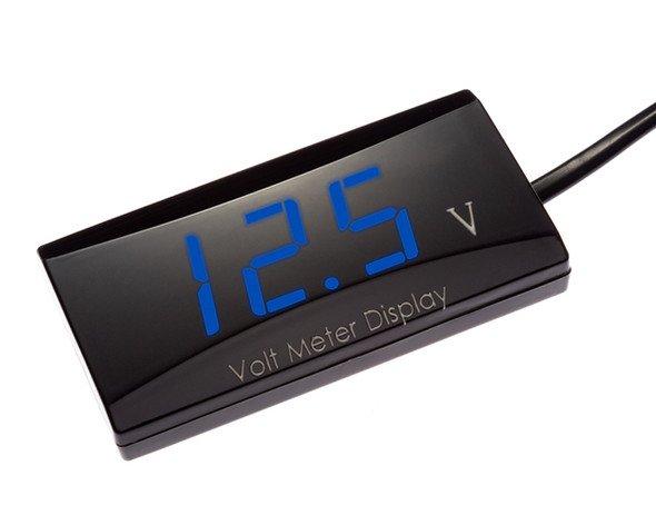 Motorcycle Digital Voltmeter | 12v Volt | LED display | Waterproof