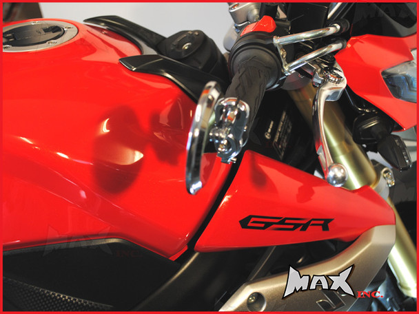 Chrome Round Bar End Motorcycle Mirrors | Sportbike Mirrors | Dual-Sport | Cafe Racer
