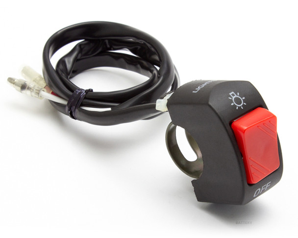 Universal Motorcycle Spot Light  | Fog Light Wiring Kit  w/switch Heavy Duty