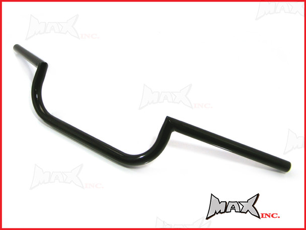 Black Cafe Racer Clubman Steel Handlebars - 7/8 (22mm)