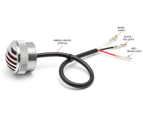 all aluminum motorcycle taillight