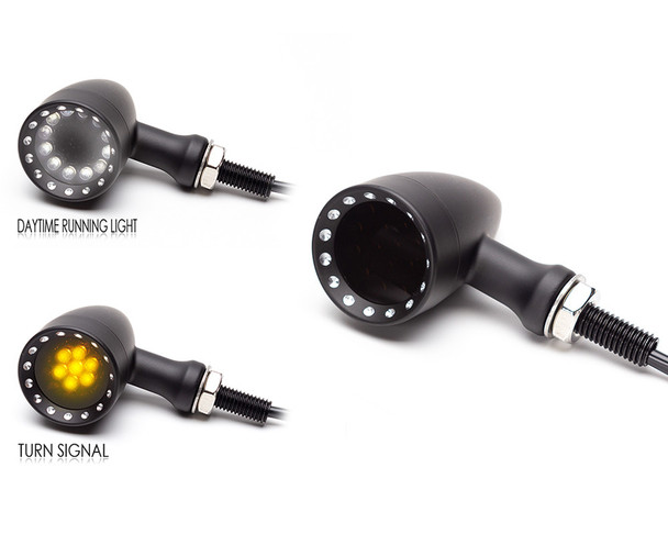 3 in 1 Motorcycle Integrated LED Stop | Tail Lights | Turn Signals | Front Rear Both