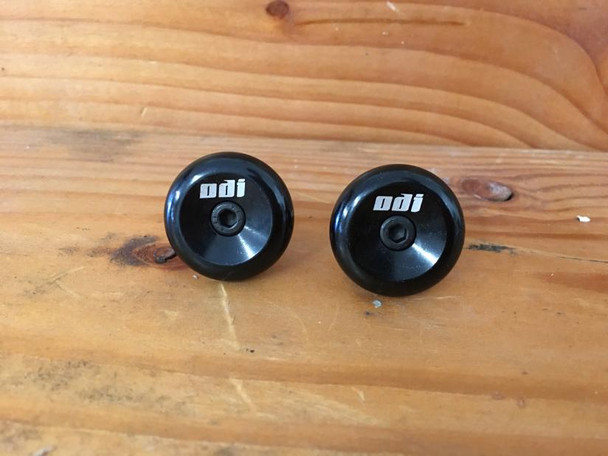 Black Anodized CNC Machined Aluminum Bar Ends - 7/8"(22mm)