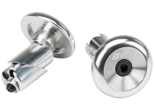 Silver Anodized CNC Machined Aluminum Bar Ends - 7/8"(22mm)