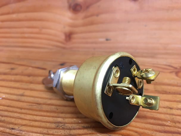 Universal Motorcycle 3 Position Ignition Key Switch | Off-On-Start | Car style turn and start