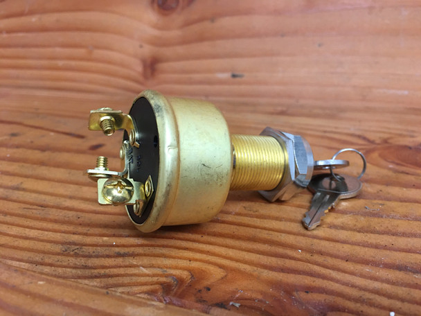 Universal Motorcycle 3 Position Ignition Key Switch | Off-On-Start |  Car style turn and start