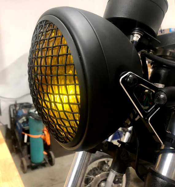7 Motorcycle headlight bracket with headlight