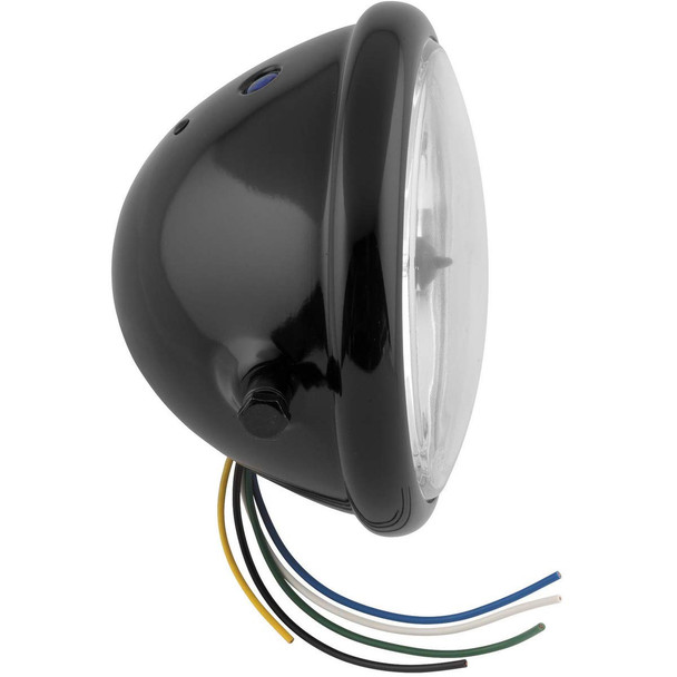 Scrambler style sealed headlight side mount
