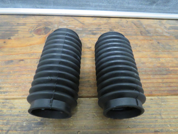 50mm x 49mm fork gator gaiter motorcycle boots cover cafe racer clubman chopper bobber