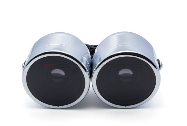 Twin Projector Headlight - LED projector with HI/LO function cafe racer