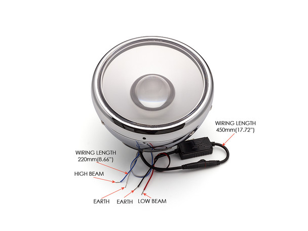 Motorcycle Projector Motorcycle Headlight Clear Lens