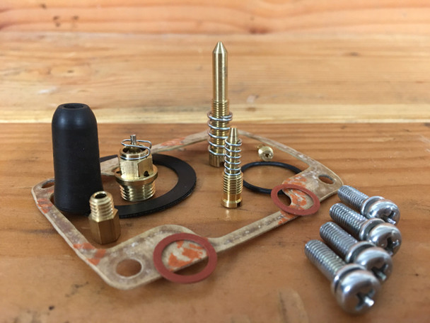 Rebuild kit for Mikuni Carburetors.