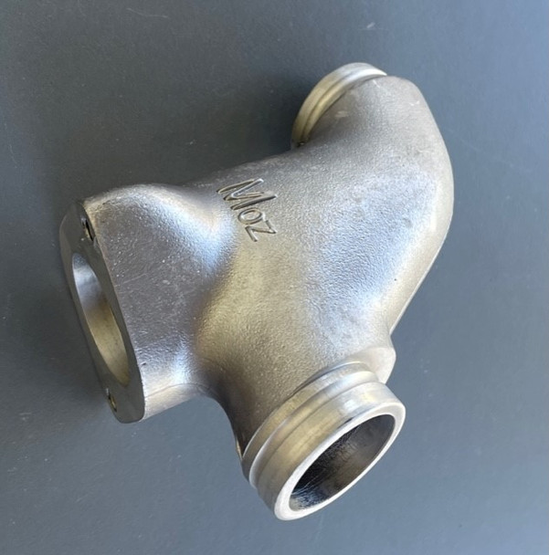 Manifold, Single Mikuni Carb Conversion For Yamaha XV Virago 750, Thru to 1100