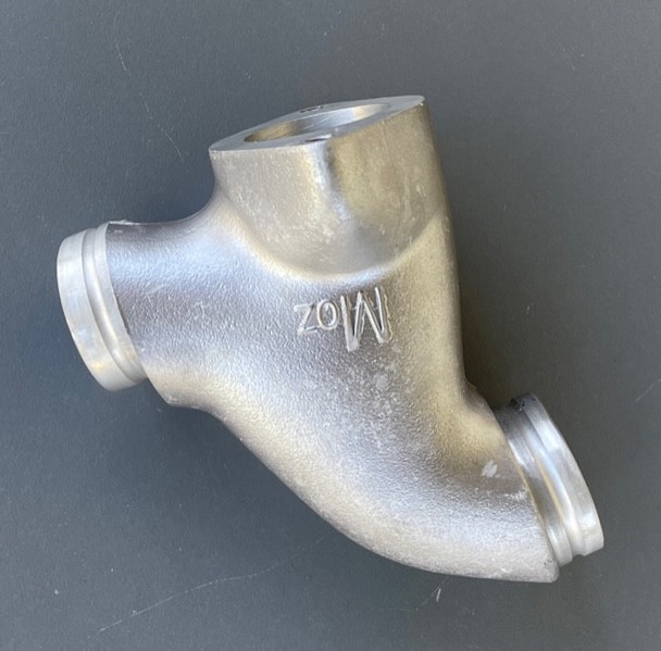 Manifold, Single Mikuni Carb Conversion For Yamaha XV Virago 750, Thru to 1100