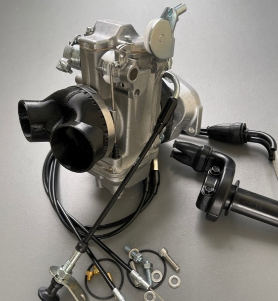 Yamaha XT600E 1990-95 | Mikuni TM42 Flatslide Pumper Carburetor Kit | Single Carb Conversion Kit
